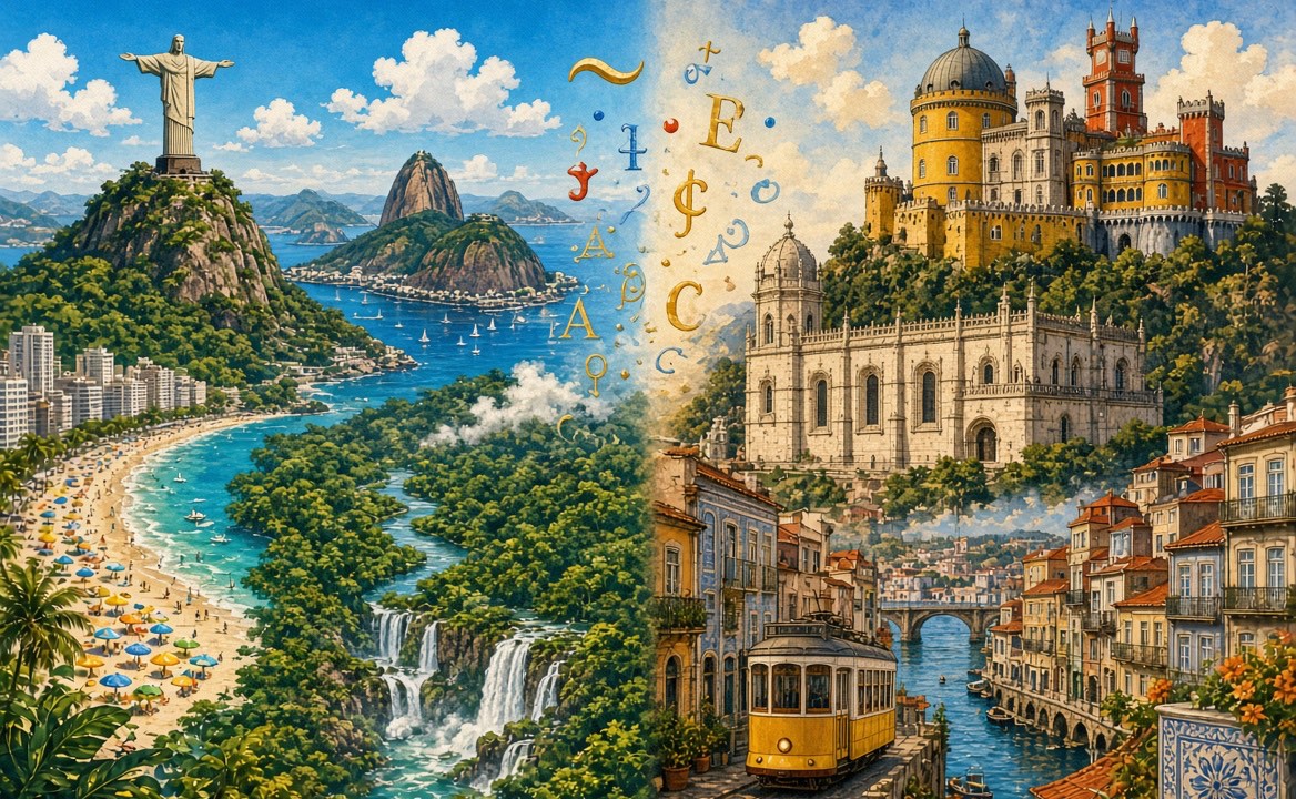Brazilian Portuguese versus European Portuguese