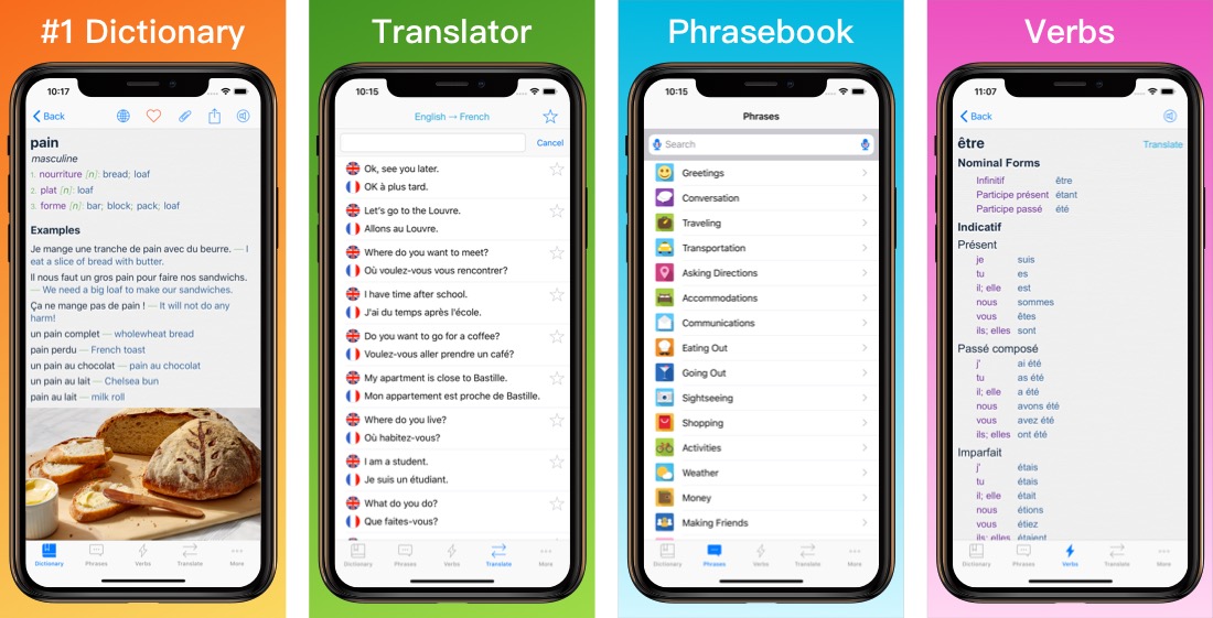 French Translator Dictionary + for iPhone, iPad & Apple Watch | Best