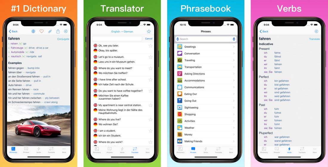 German Translator Dictionary + pour iPhone