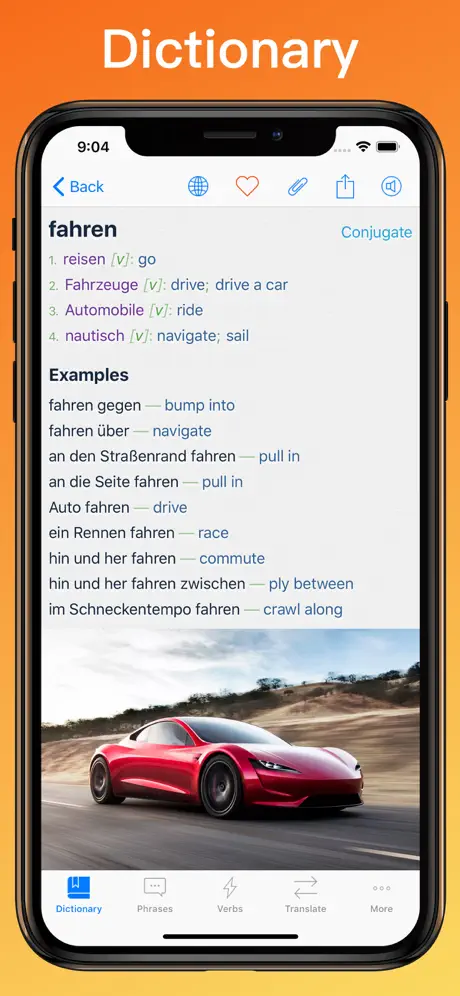 Englisch Übersetzer + dictionary on iPhone