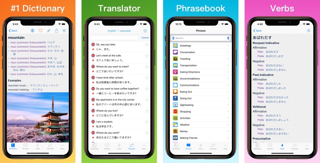 Japanese Translator Appstore