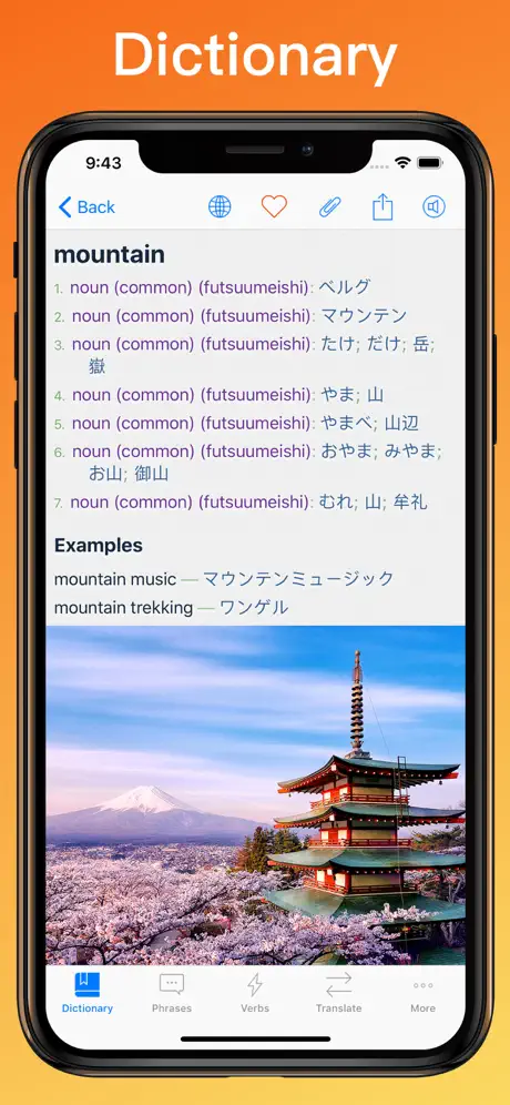 Japanese Translator + dictionary on iPhone