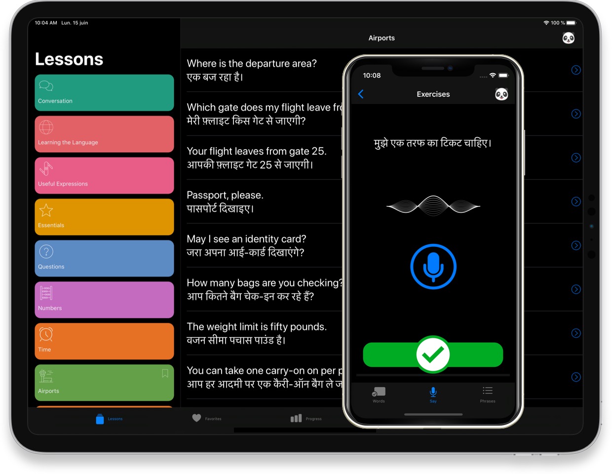 Learn Hindi + for iPhone iPad | Best Free Offline App