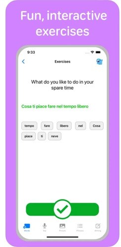 Lingidy real-world conversations on iPhone