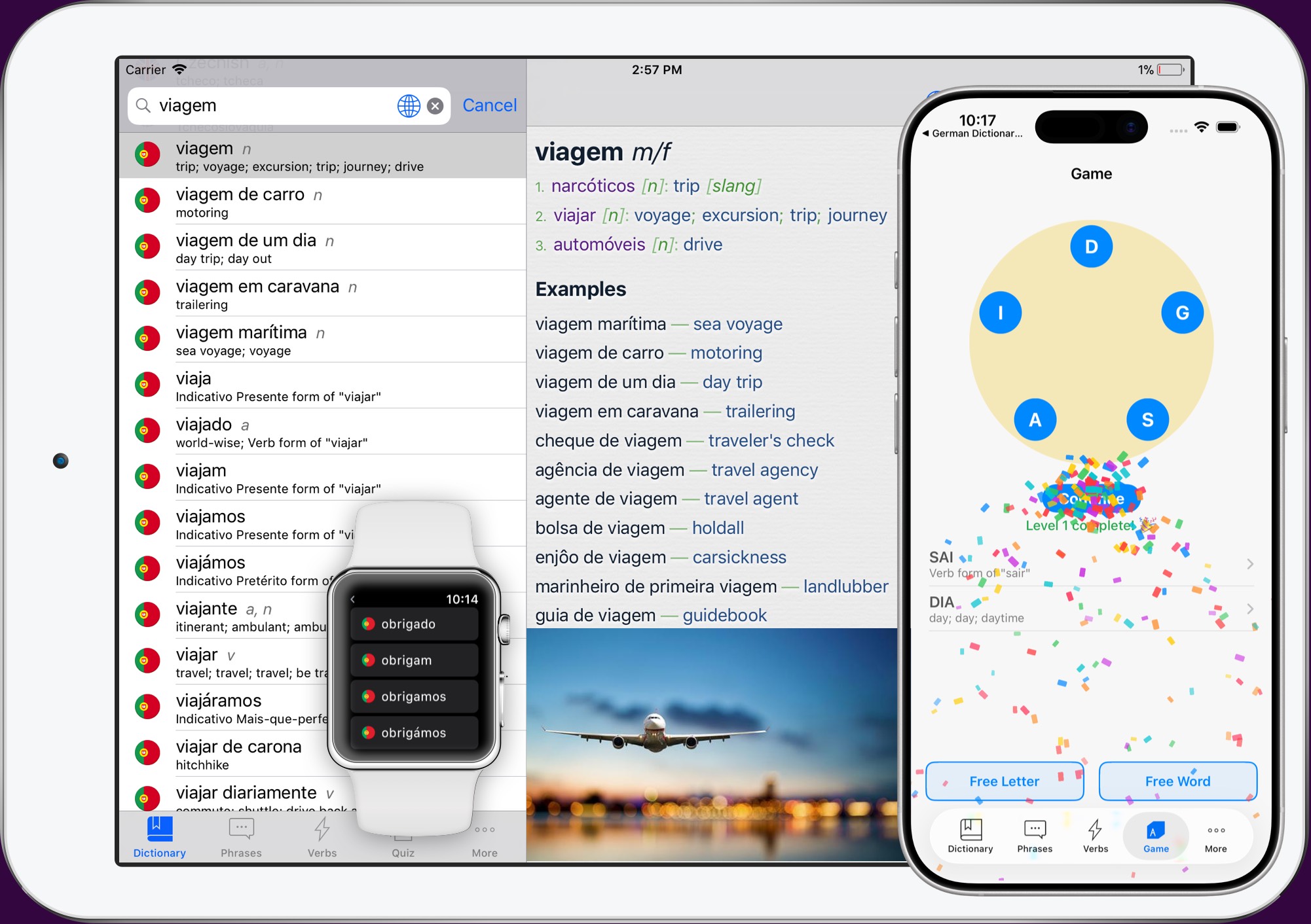 Portuguese English Dictionary iPhone iPad