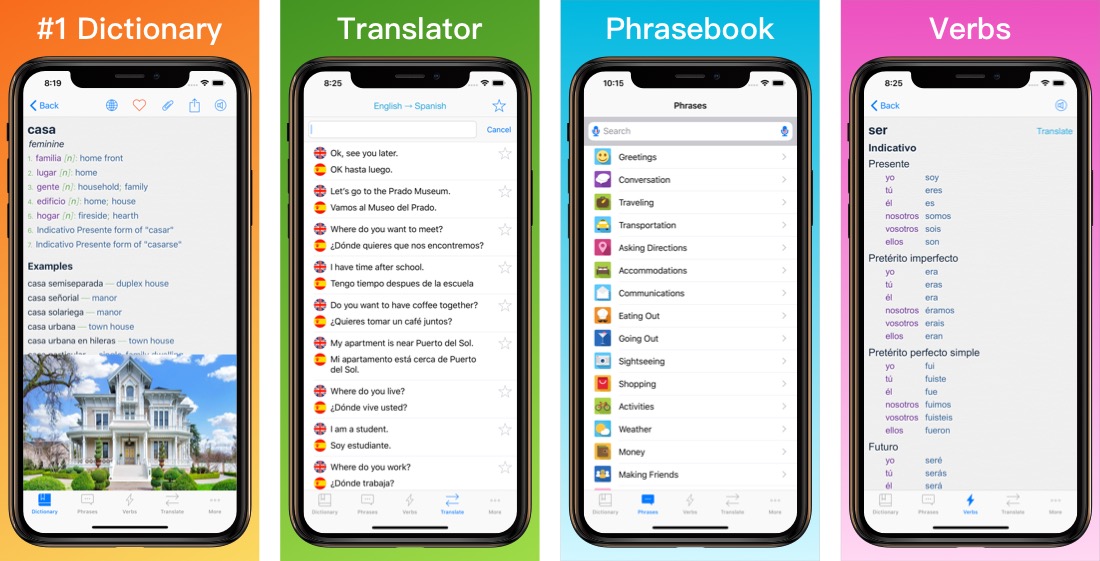 Spanish Translator iPhone