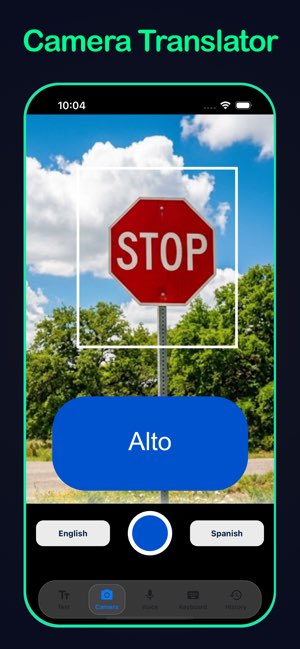 AI Translator voice translator screen