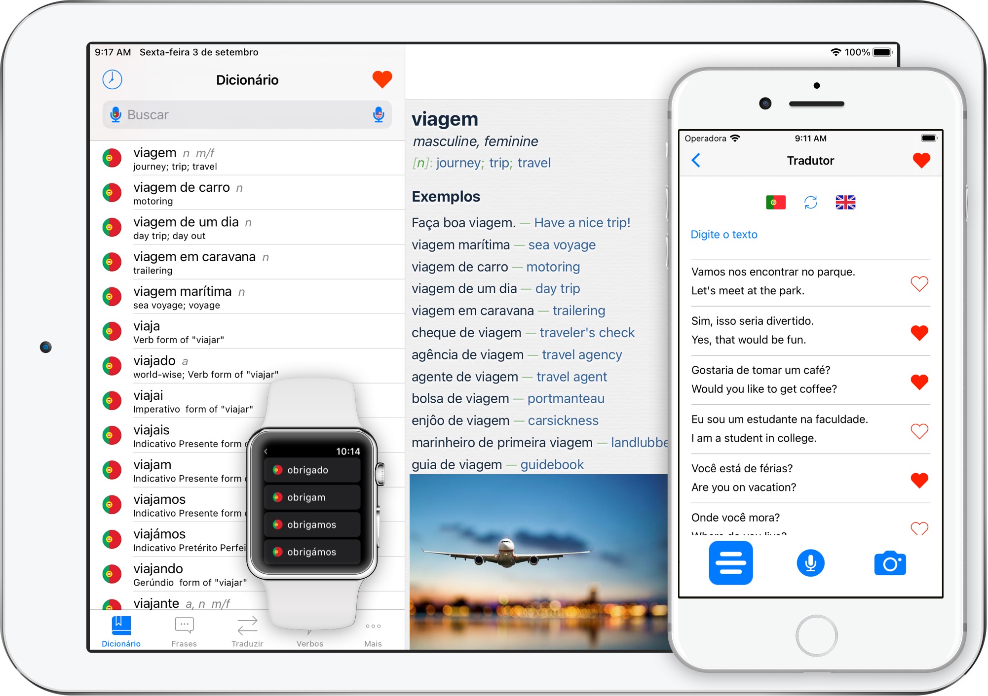 Portuguese Translator app for iPhone, iPad and Apple Watch